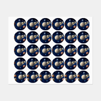 Solar System Montage Etiketten