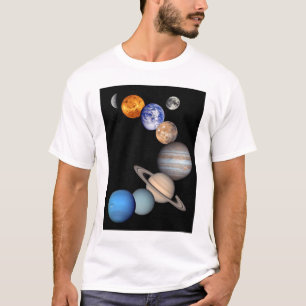 Solar System Montage JPL Planet-Foto T-Shirt