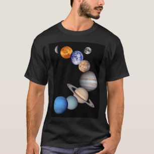 Solar System Montage JPL Planet-Foto T-Shirt