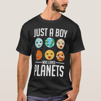 Solar System Niedlich Planets Boys Space Science A T-Shirt