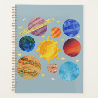 Solar System Notebook | Space Planets Educational Planer