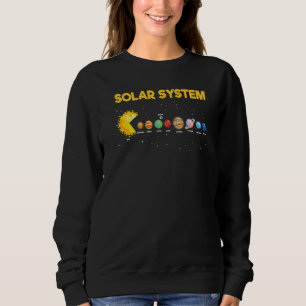 Solar System Planet Science Astronomie Raum Matchi Sweatshirt