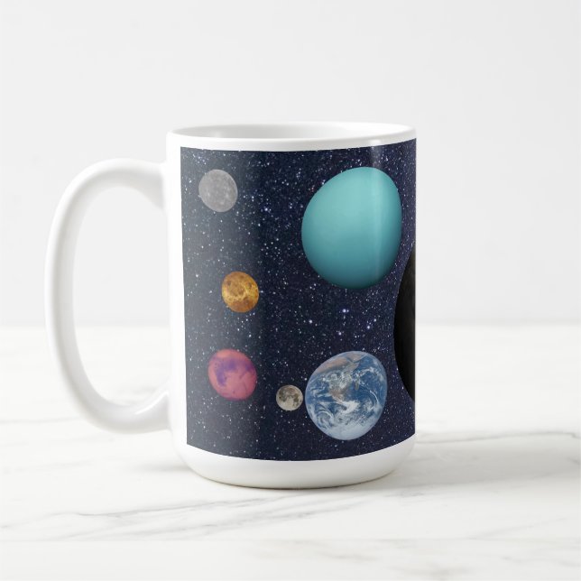 Solar system planets kaffeetasse (Links)
