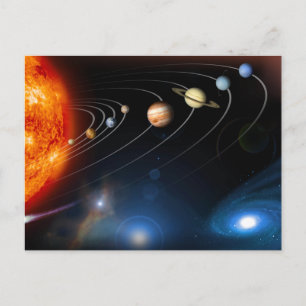 "Solar System" Postkarte