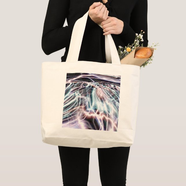 Solar Tide Large Tote Bag Jumbo Stoffbeutel (Vorderseite (Produkt))