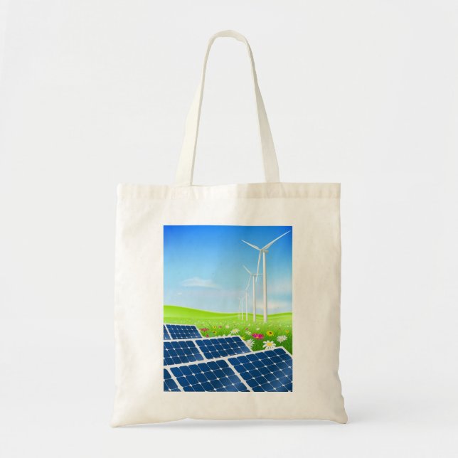 Solar- und Wind-Power-Taschen-Tasche Tragetasche (Vorne)