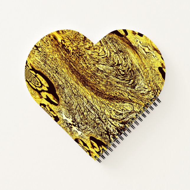 Solar vortex – spiraling infinity notizbuch (Rückseite)