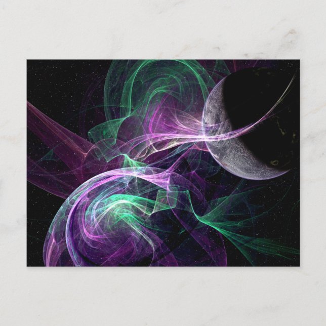 Solar Winds Embrace Postcard Postkarte (Vorderseite)