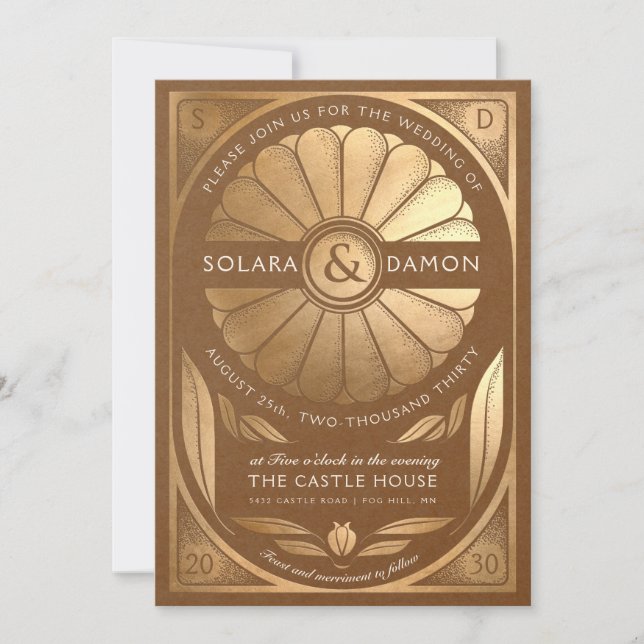 SOLARA III - Imitate mit Blumenzwiebeln - Einladun Einladung (Vorderseite)