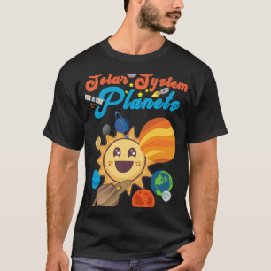 Solaranlage Planets Space Science Bildung Boys T-Shirt