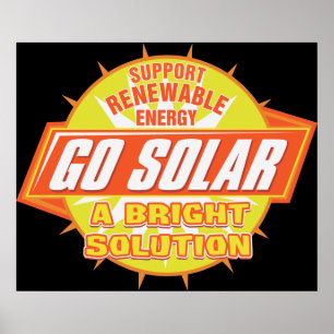 Solaranlage Poster