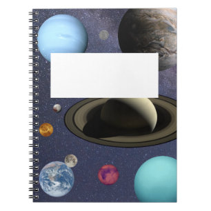 Solaranlagen Spiral Foto Notebook Notizblock