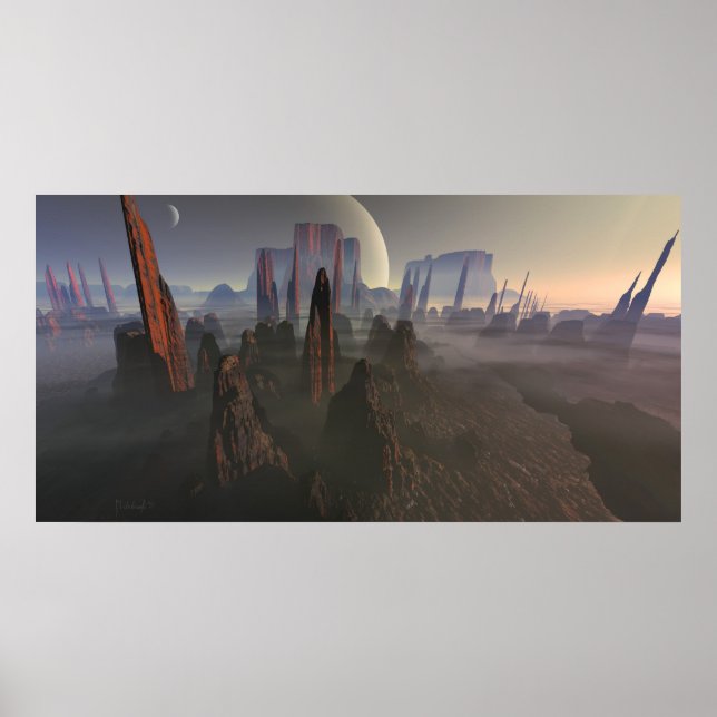 Solaranstieg Poster (Vorne)