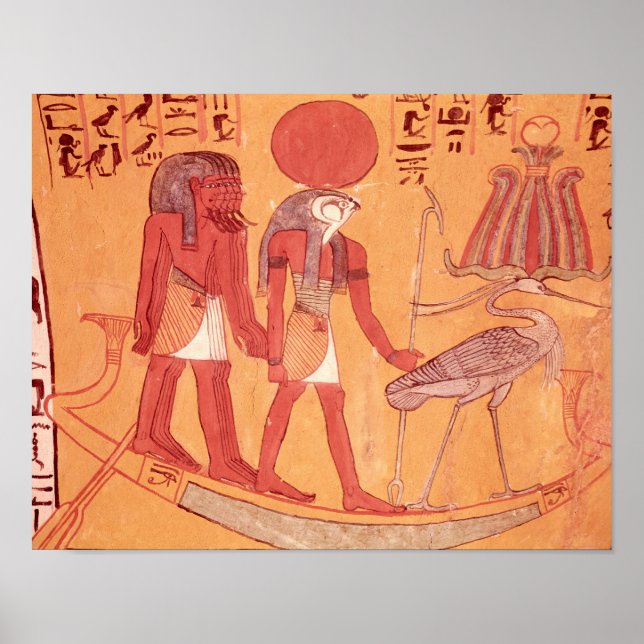 Solarbarque mit Re-Horakhty Poster (Vorne)