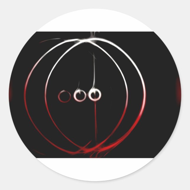 SolarCircle Runder Aufkleber (Vorderseite)