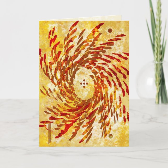 Solardrehbeschleunigung Karte (Vorderseite)