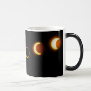 Solare Eclipse-Phasen Kaffeepause Tasse