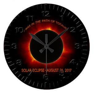 Solare Eclipse Wall Clock Große Wanduhr
