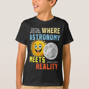 Solare Finsternis, wo Astronomie Kunst trifft T-Shirt
