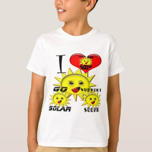 Solarenergie-Geschenke und Werbeartikel T-Shirt