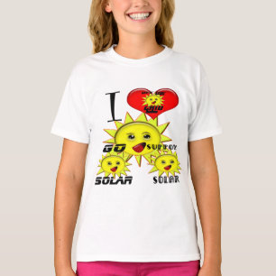 Solarenergie-Geschenke und Werbeartikel T-Shirt