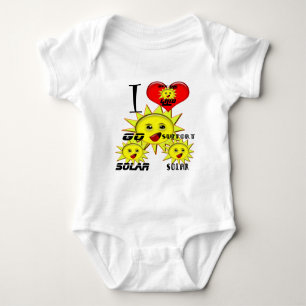 Solarenergie-Geschenke und Werbeartikel T-Shirt Baby Strampler