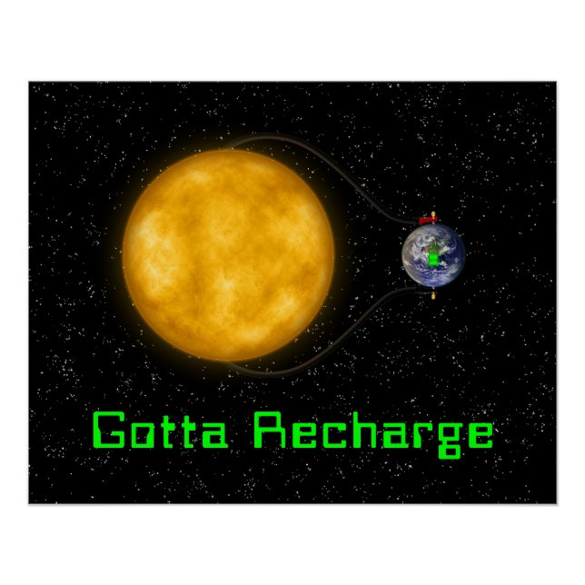 Solarenergie -  poster (Vorderseite)