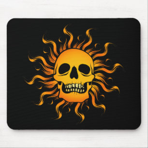 Solarer Totenkopf Mousepad