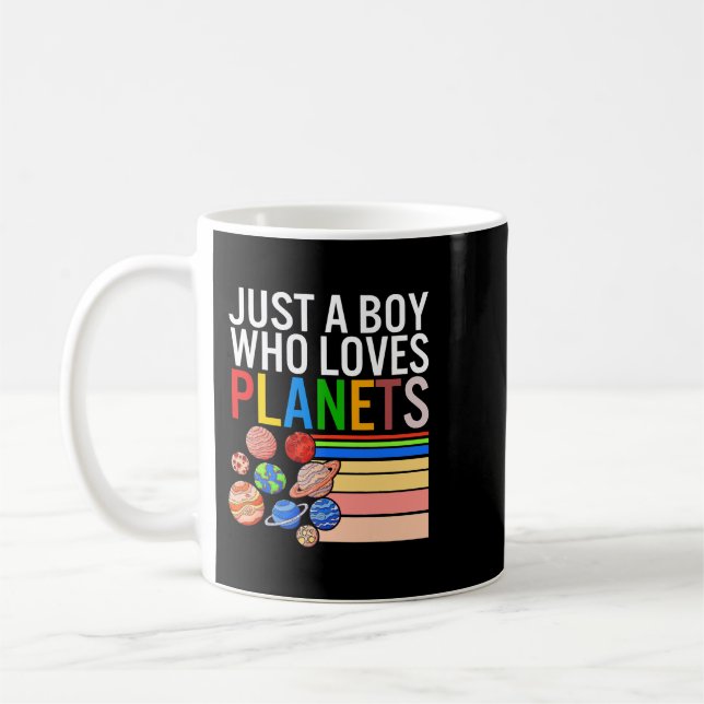 Solares Astronomiesystem nur ein Junge, der Planet Kaffeetasse (Links)