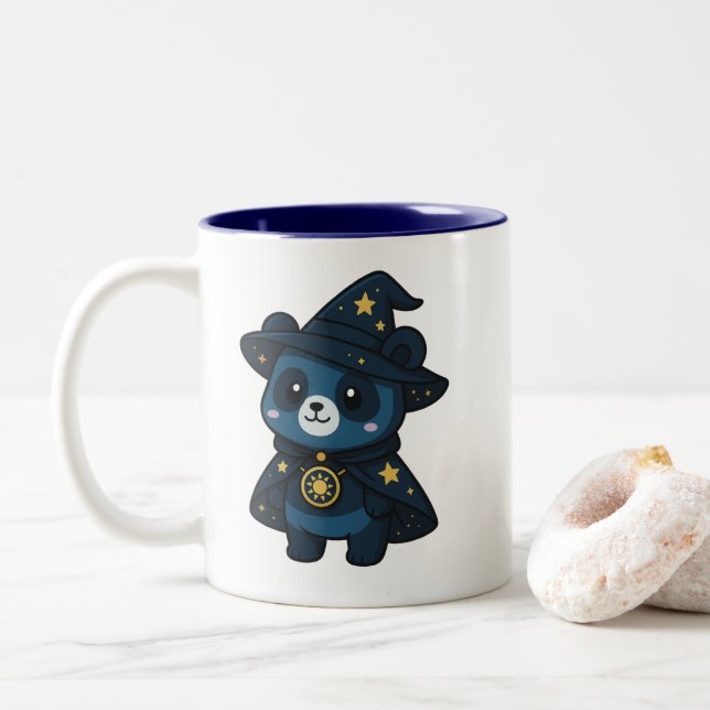 Solari der Sonnenweber Zweifarbige Tasse (Mit Donut)