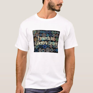 solarizedbuttons, i-März zur Trommel der Freiheit T-Shirt