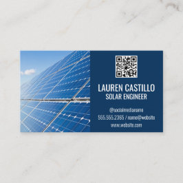 Solarmodule | QR-Prüfcode Visitenkarte