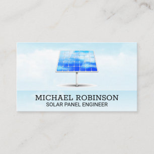Solarmodule   Sky Öko Zuhause Business Card Visitenkarte