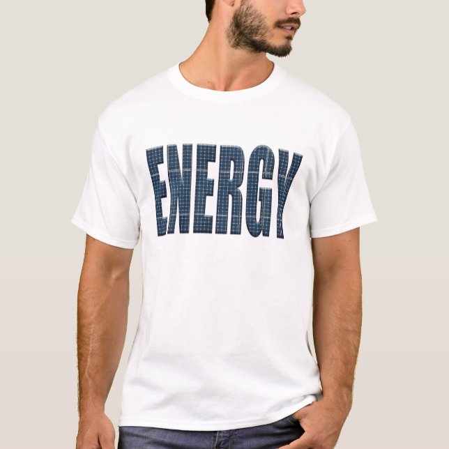 Solarpaneele für Energie T-Shirt (Vorderseite)