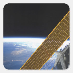 Solarpaneele Quadratischer Aufkleber