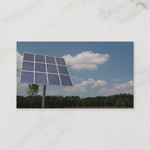 Solarpanel-Installationsunternehmen Visitenkarte