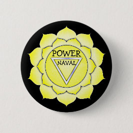 Solarplexus-Gelb-Power-Chi Chakra Knopf Button
