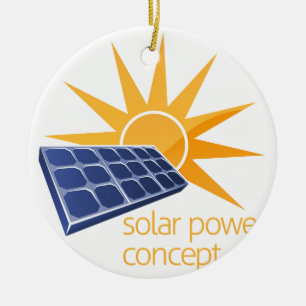 SolarPower-Konzept Keramik Ornament