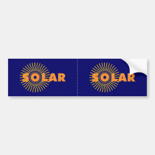 SolarPower Sun Autoaufkleber