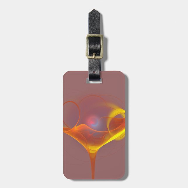 SolarSalud Feen-Martini-Kunst Gepäckanhänger (Vorderseite vertikal)