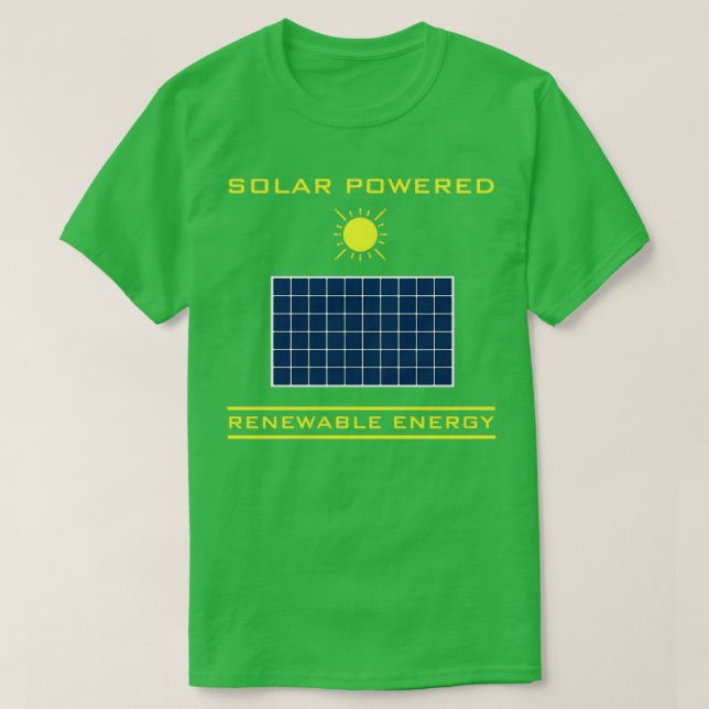 Solarstrom T-Shirt (Design vorne)
