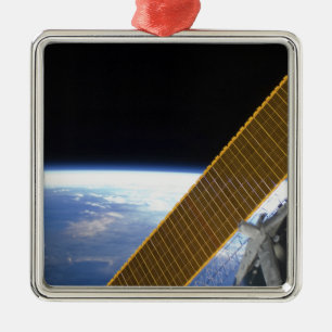 Solarstromanlageplatten Silbernes Ornament