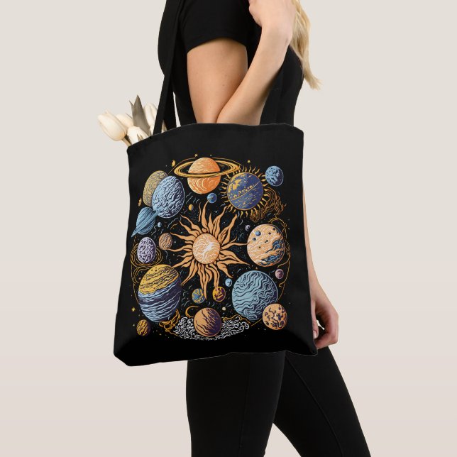 Solarsystem-Grafikdesign (Von Nahem)