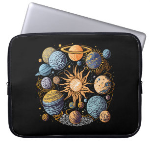 Solarsystem-Grafikdesign Laptopschutzhülle