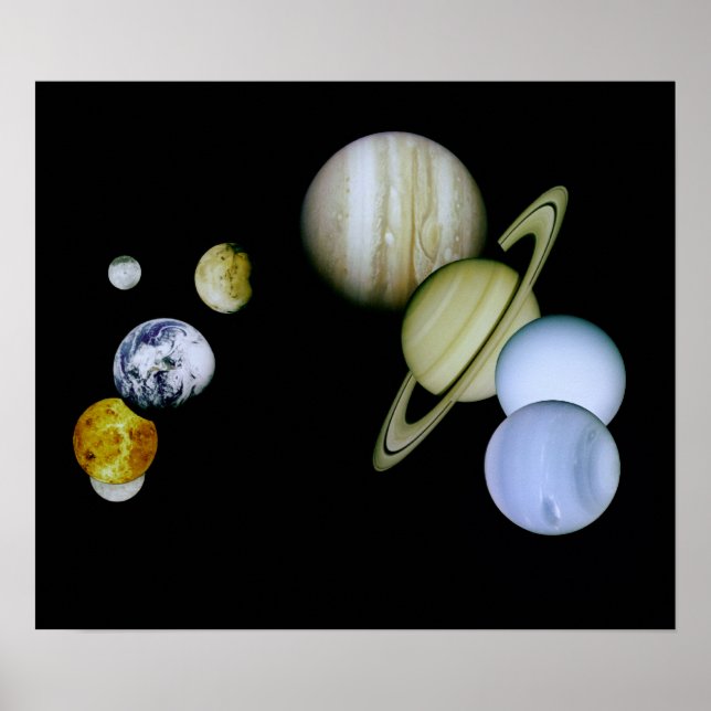 Solarsystem Grosses Poster - Wissenschaftsastronom (Vorne)