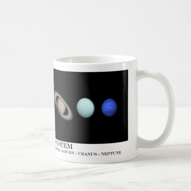 Solarsystems-Planeten-Tasse Kaffeetasse (Rechts)