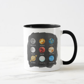 Solarsystemwatercolor-Tasse Tasse