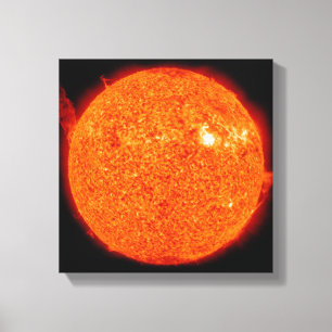 Solartätigkeit auf dem Sun Leinwanddruck