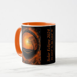Solarzellen-Eclipse der Sun-GPS-Koordinaten Tasse