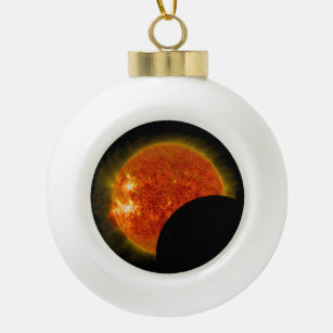 Solarzellen-Eclipse in Arbeit Keramik Kugel-Ornament